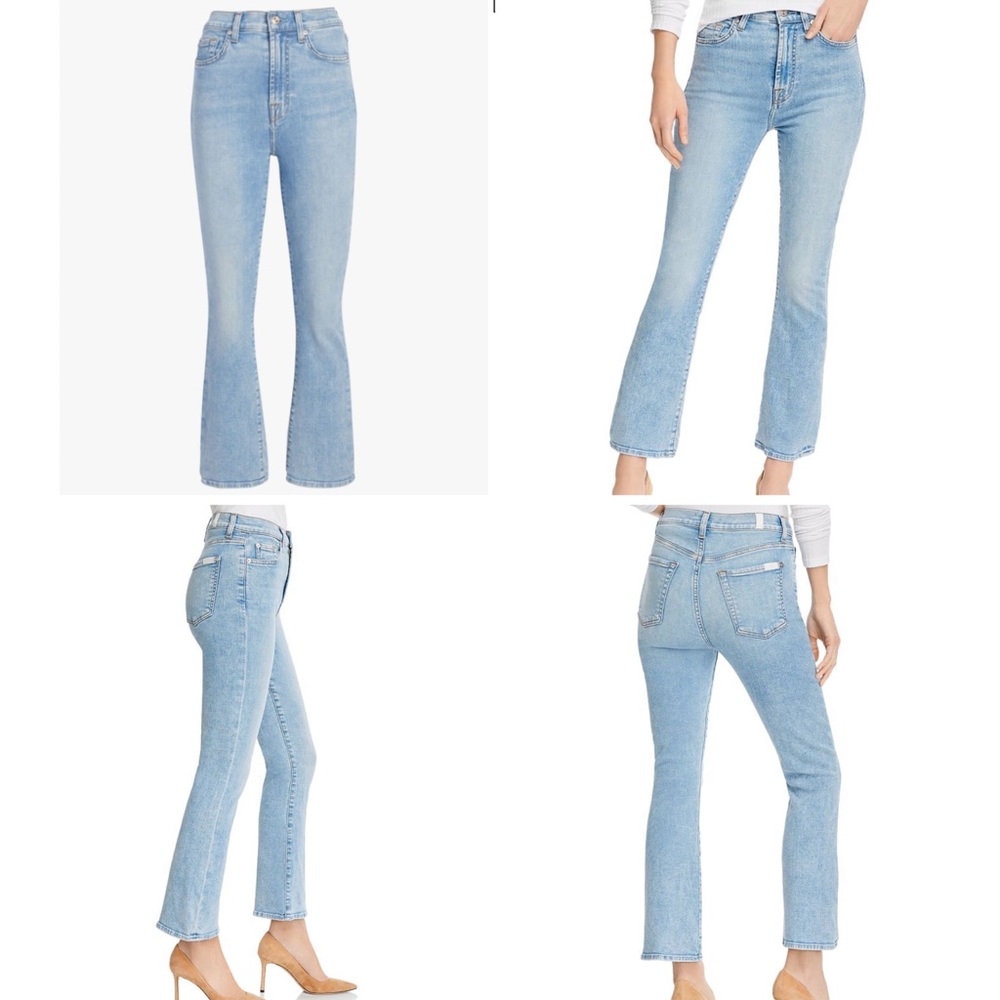 High-waist Slim Kick Flare Jeans In Melrose